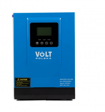 SINUS PRO ULTRA 4000 24/230V (2000/4000W) + 60A MPPT INWERTER SOLARNY - obrazek 6