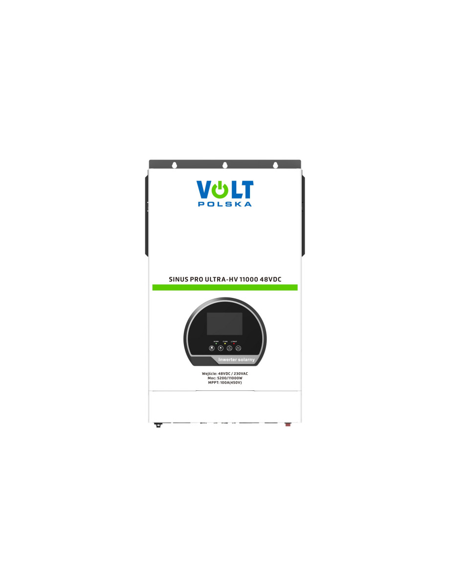 SINUS PRO ULTRA-HV 11000 48/230V (5200/11000W) + 100A MPPT (450V) INWERTER SOLARNY