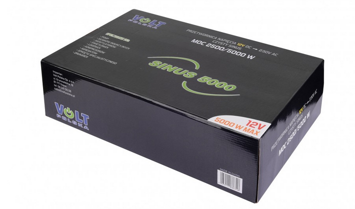 SINUS 5000 12/230V (2500/5000W) PRZETWORNICA NAPIĘCIA - obrazek 2